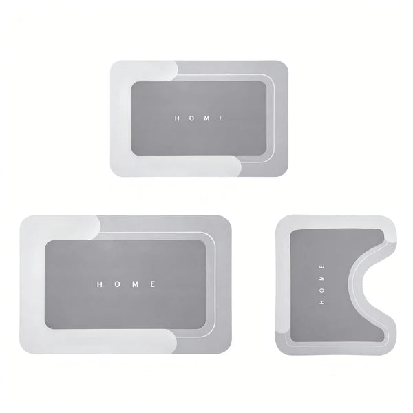 [vendor] 3PCS Absorbent Bath Mat Magic Rug Sets, Quick Drying