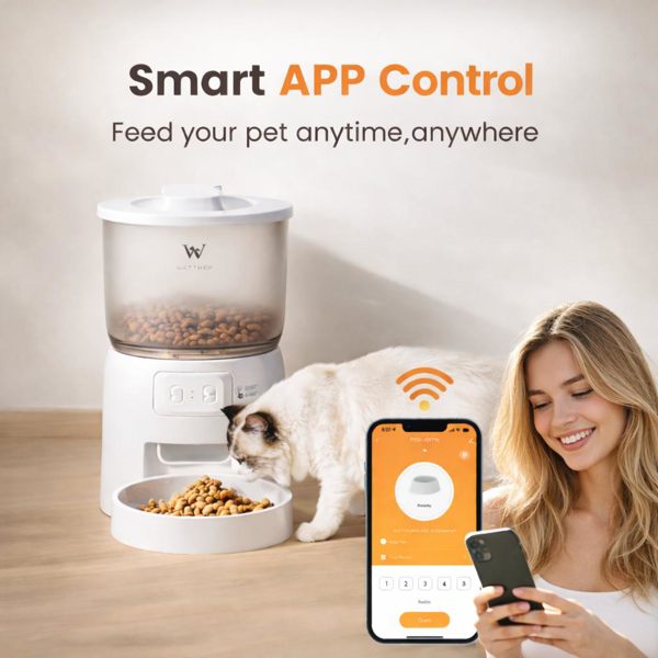[vendor] Smart Pet Feeder 3L Automatic Food Dispenser For Cats, Dogs Small