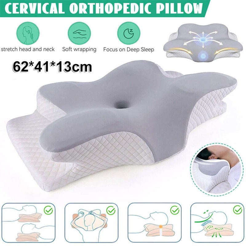 [vendor] Cervical Memory Foam Neck Pillow Orthopedic Neck Back