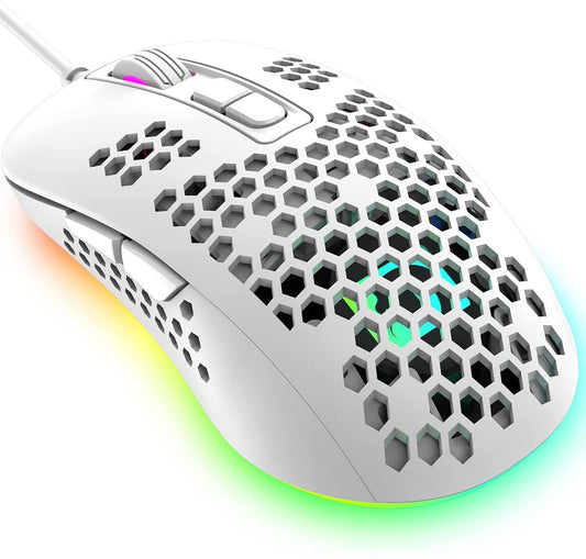 [vendor] Ultralight Wired Gaming Mouse,4 Kinds Backlit,2400DPI