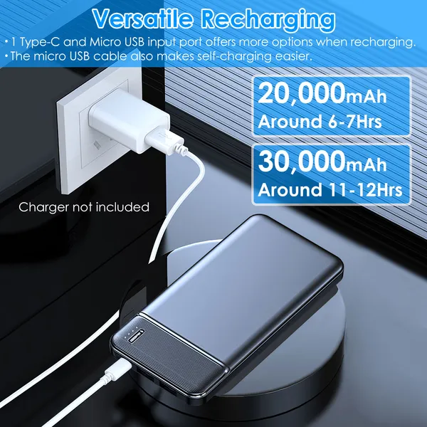 [vendor] Power Bank Portable Phone Charger For Home Office Travel