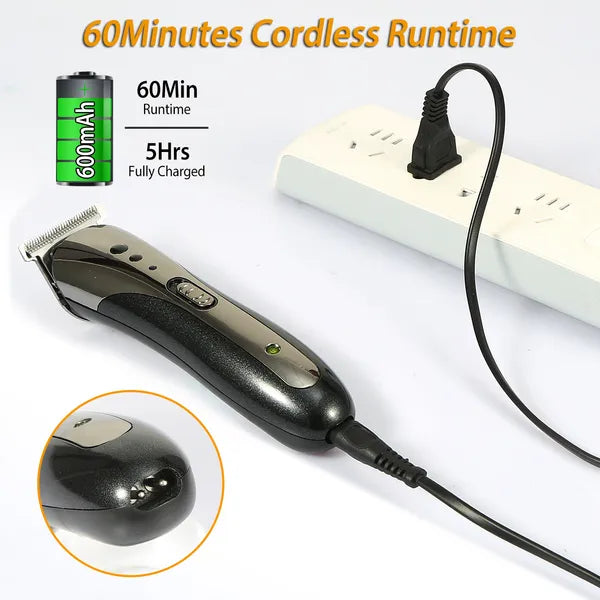 [vendor] Men Electric Hair Clipper Trimmer Rechargeable Beard
