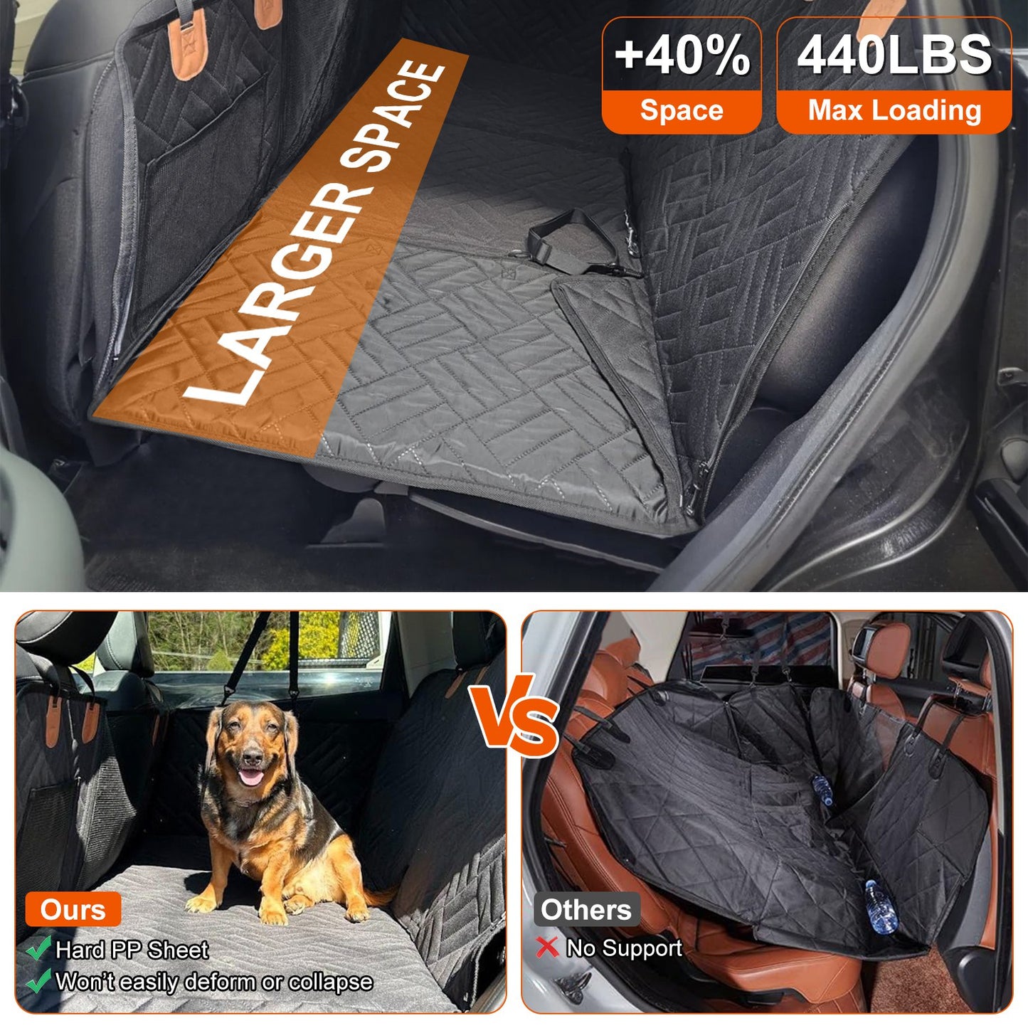 [vendor] 1Pc Dog Car Seat Cover For Back Seat Waterproof Oxford Cloth Seat