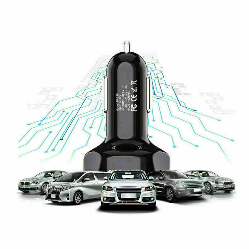 [vendor] In-Car 4Ports USB Car Charge 45W Mini Fast Charging For