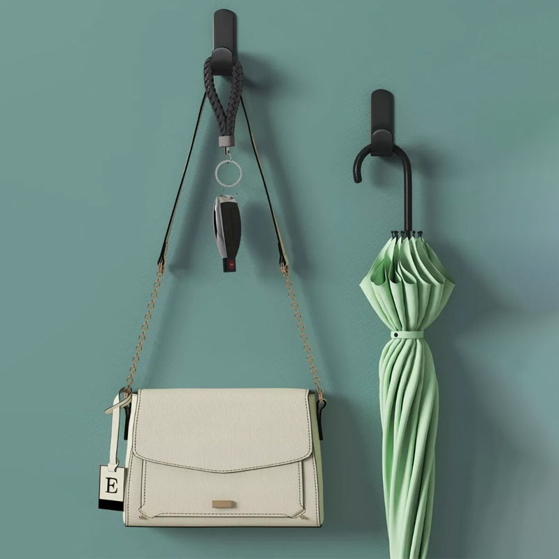 [vendor] 10PCS Self Adhesive Hooks Stick On Wall Door Hooks