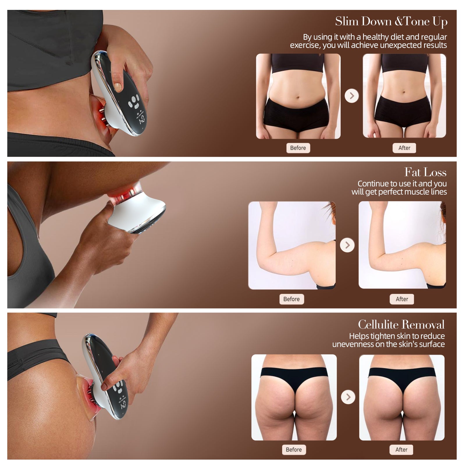 [vendor] Face & Body Sculpting Machine With 4 Cups, Reduce Belly