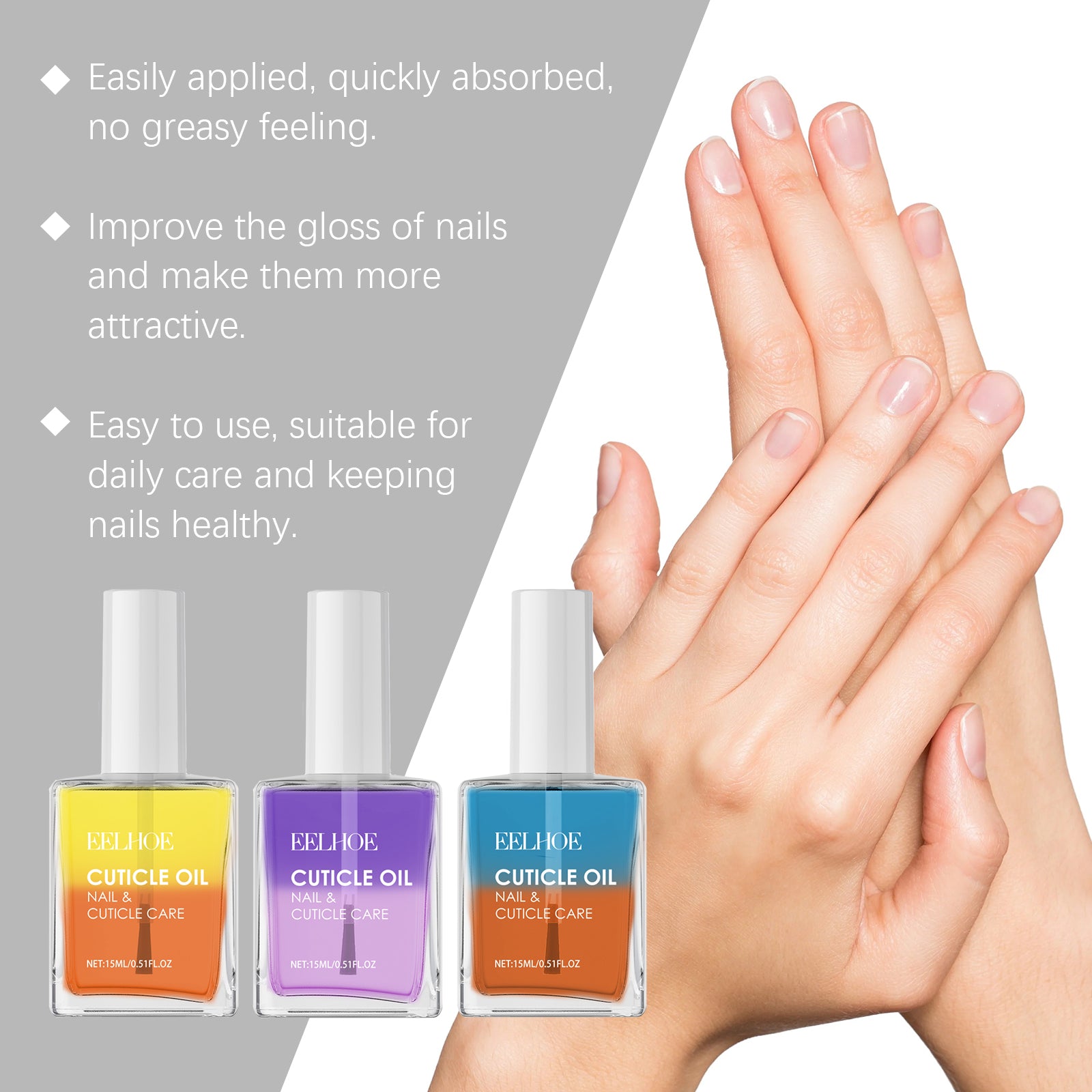 [vendor] EELHOE Double-Layer Nail Cuticle Oil For Nail Cuticle