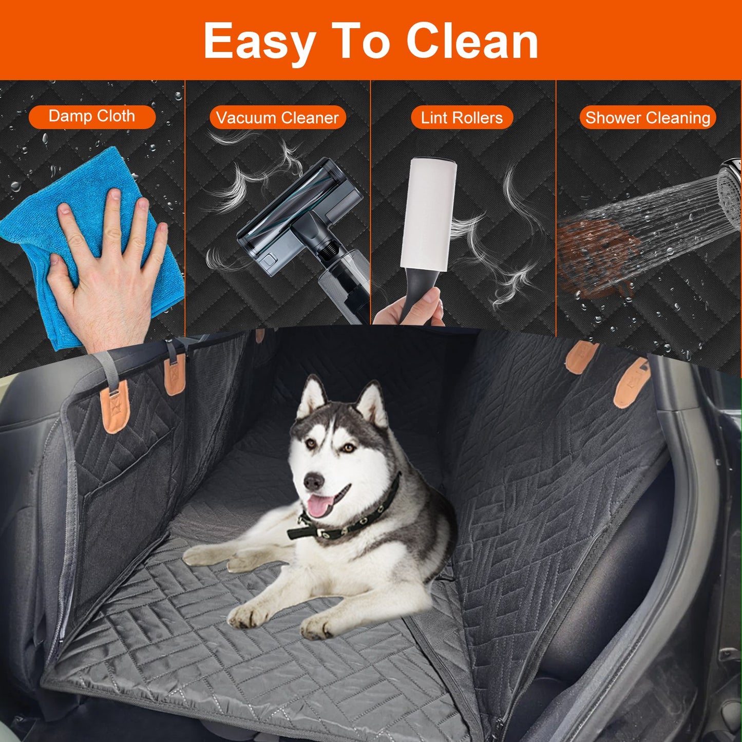 [vendor] 1Pc Dog Car Seat Cover For Back Seat Waterproof Oxford Cloth Seat