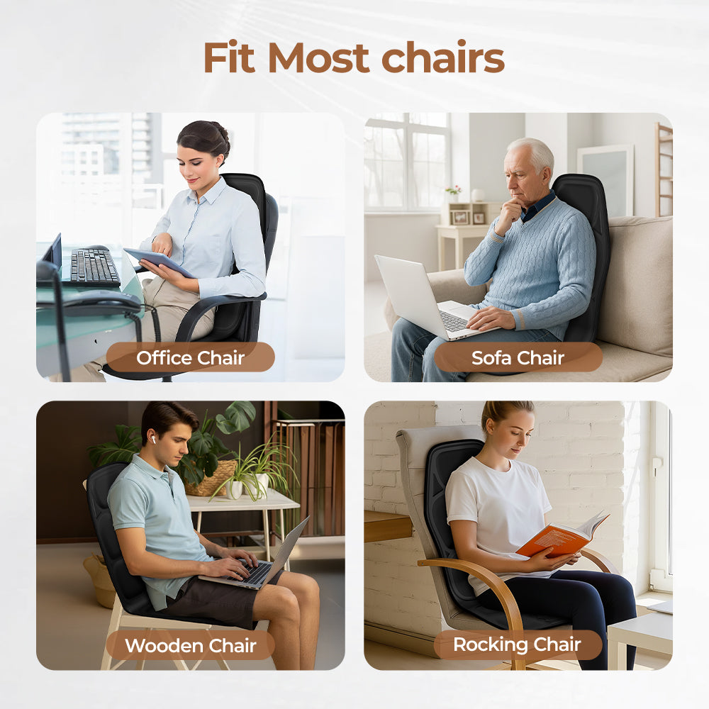 [vendor] Massage Chair Pad,Back Massage With Heat,Massage Pad