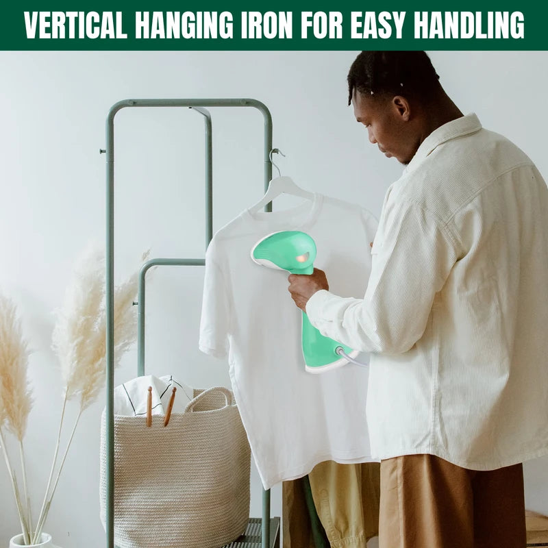 [vendor] Handheld Clothes Steamer, 1500W Portable Garment Steamer