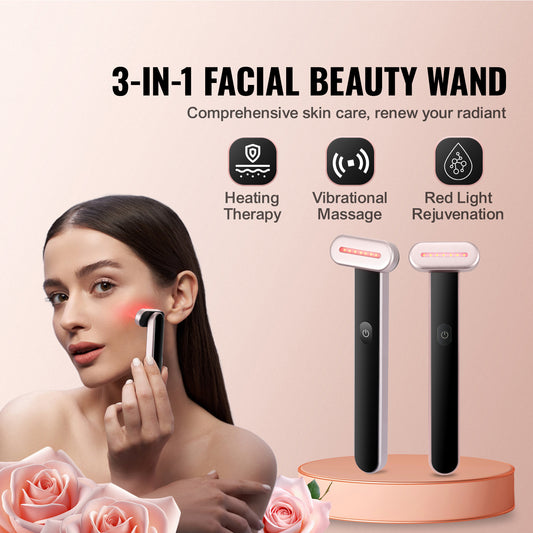[vendor] VEVOR Red Light Therapy Wand For Face, 7Color LED Facial