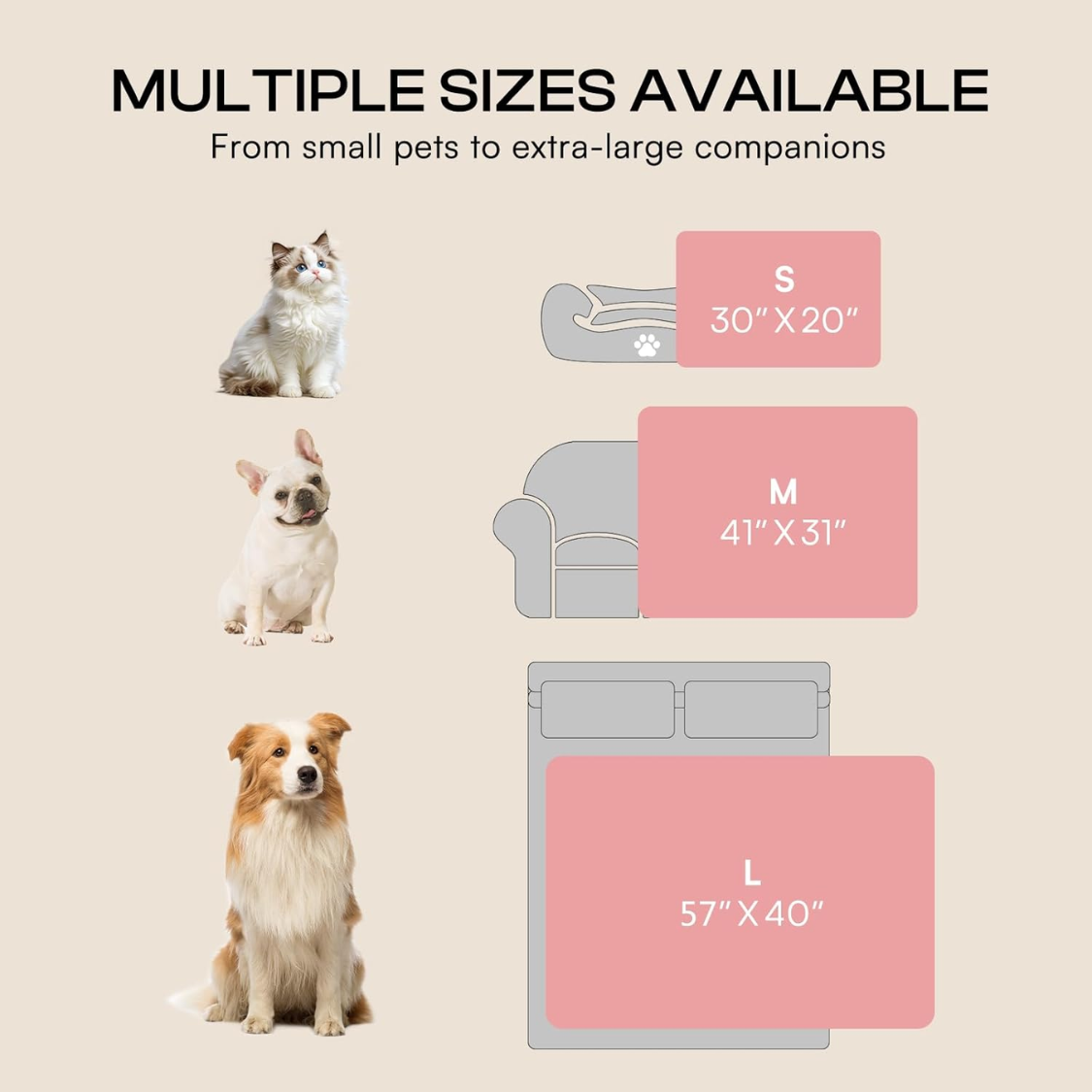 [vendor] Small Dog Blanket Washable Pet Bed Cover Soft Fluffy Puppy Blanket