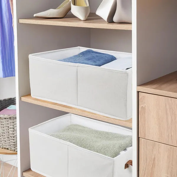 [vendor] Pack Of 3 Large Capacity Storage Bins Closet Organizer