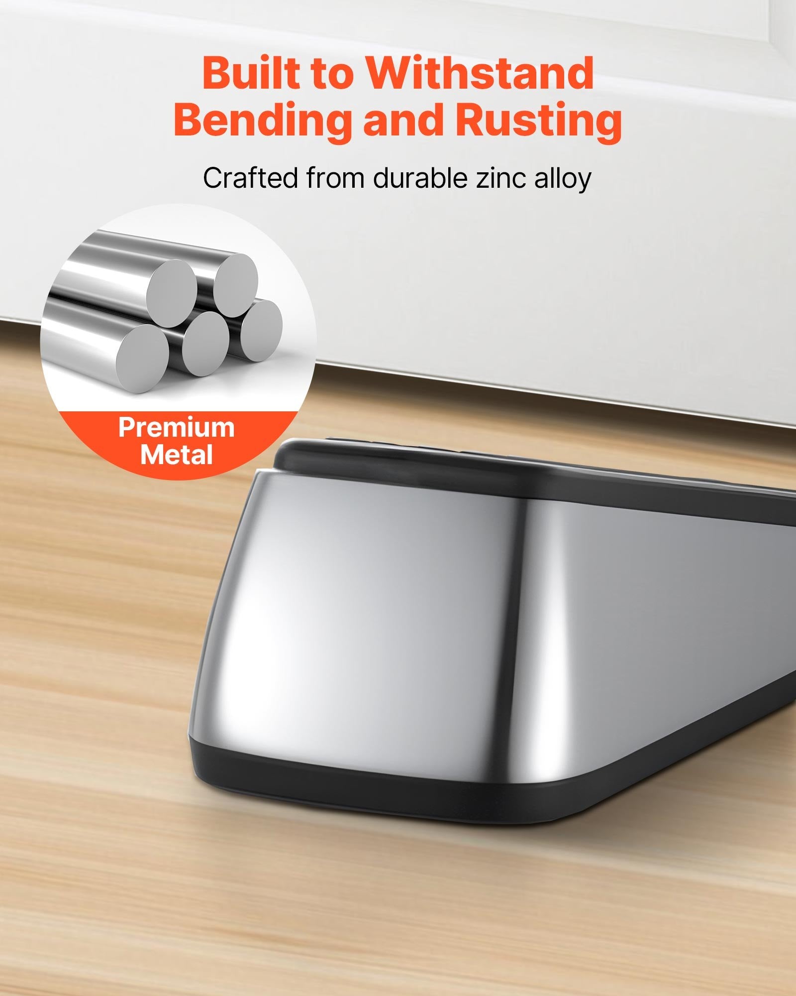 [vendor] Heavy Duty Door Stopper, 2 Pack, Door Stop Wedge For