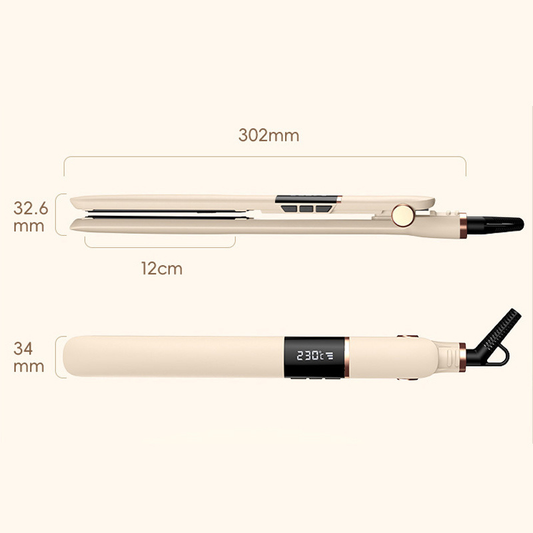 [vendor] Hair Straightener Curler 2 In 1 For Women 10s Fast Heat