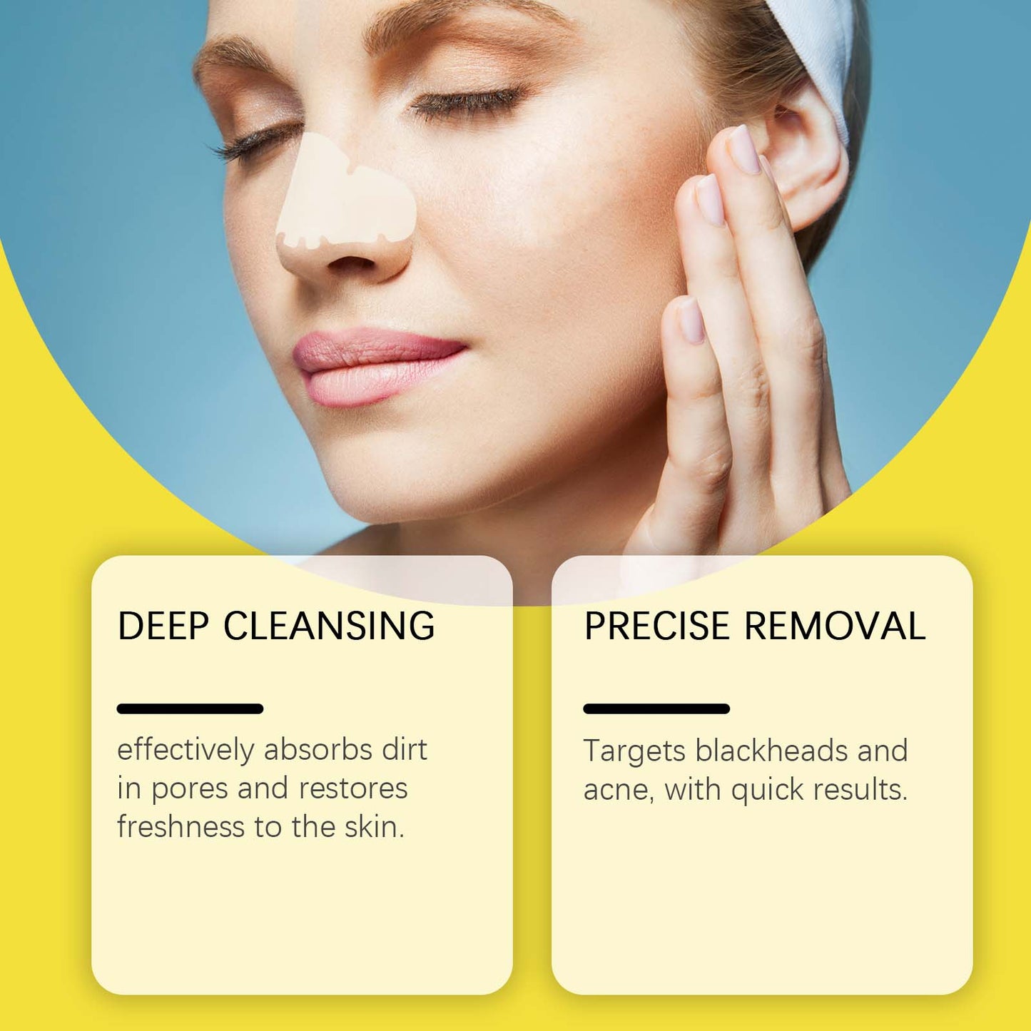 [vendor] Hoygi Hydrocolloid Nose Patch, Hydrocolloid Invisible