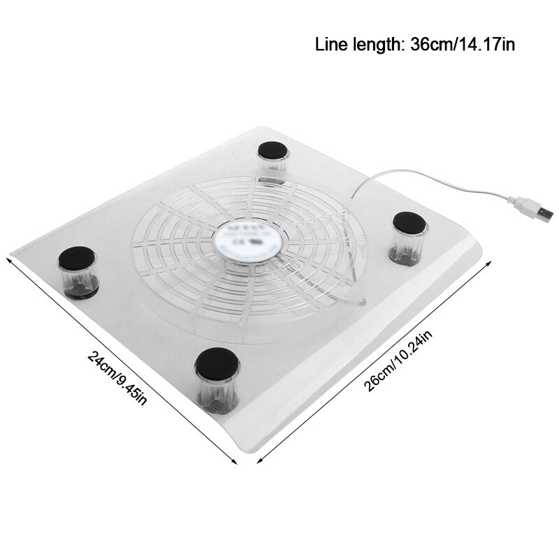 [vendor] 10 -15 Laptop Cooling Pad 1 USB Powered Fan Notebook