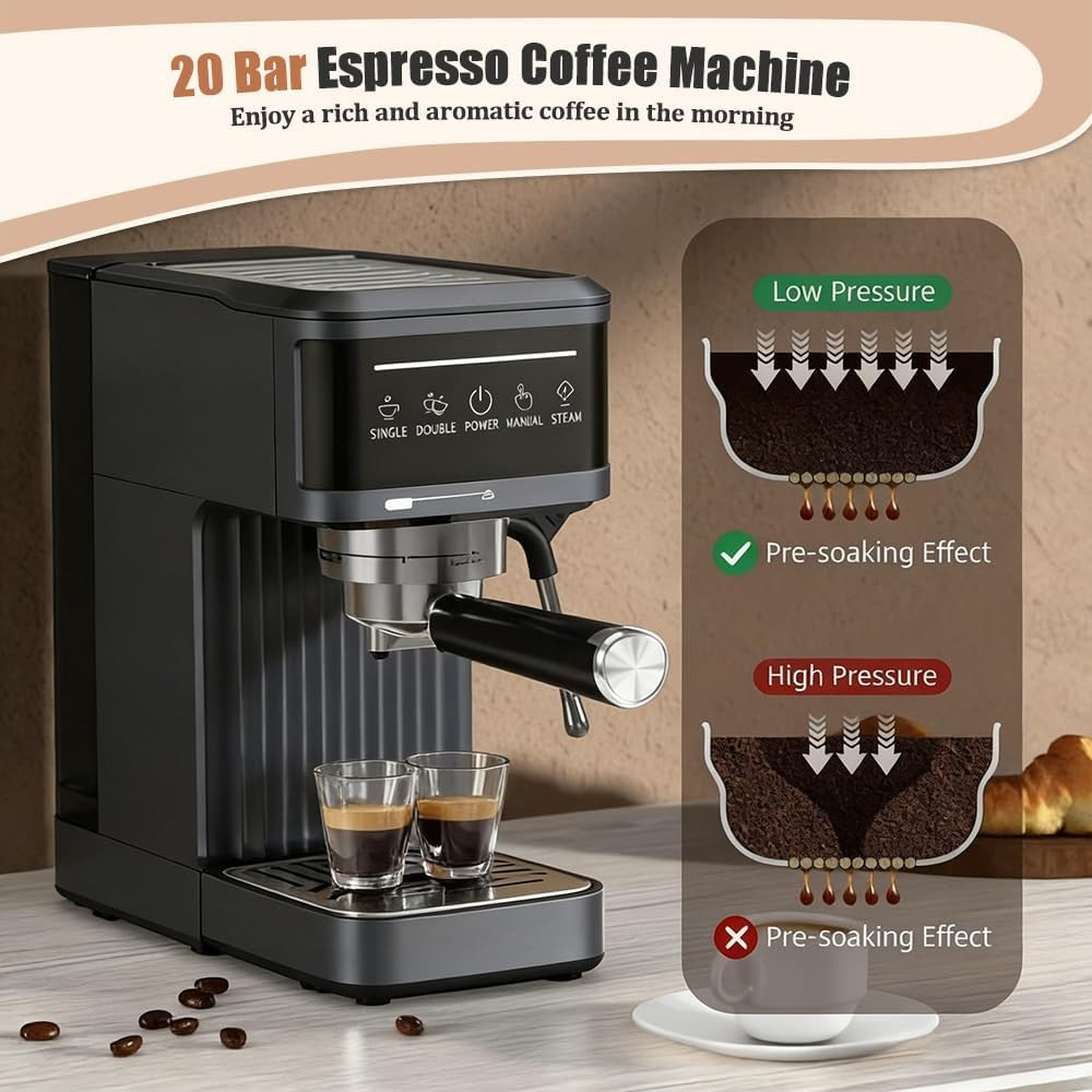 [vendor] Electrical Coffee Maker Smart Coffee Machine Milk