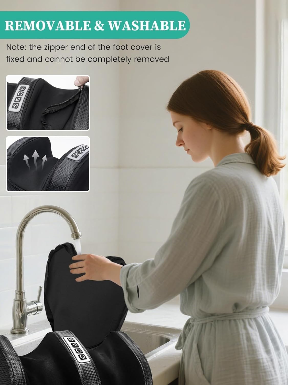 [vendor] Foot Massager Kneading Pain Relief Feet Leg Vibration