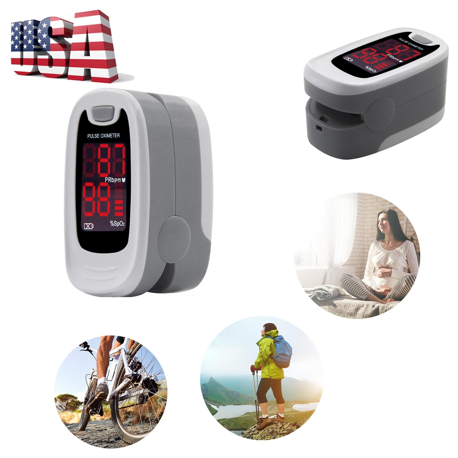 [vendor] Finger-clip Pulse Oximeter, Blood Oxygen Saturation And