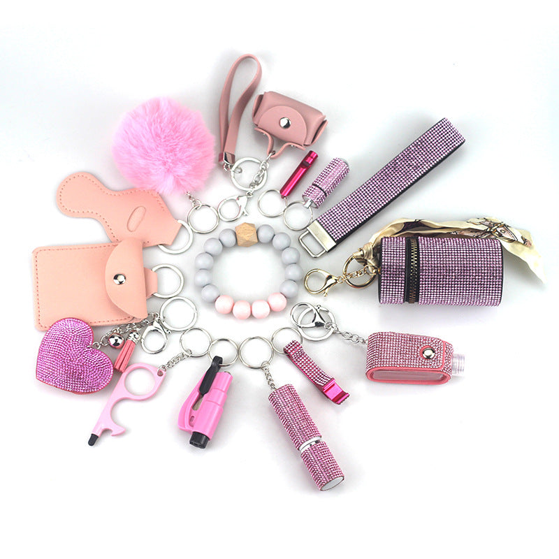 [vendor] Diving Fabric Self-defense Alarm Keychain