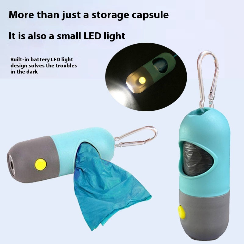 [vendor] Led Light Pet Waste Bag Dispenser For Dogs Cats Dog Poop Scooper