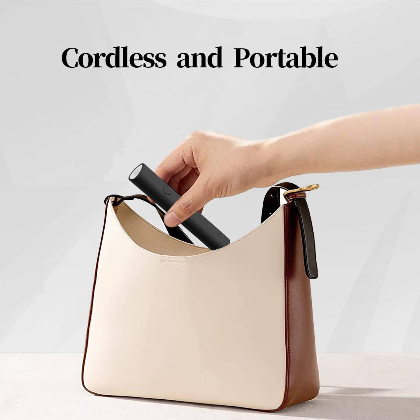 [vendor] Mini UV LED Nail Lamp Handheld With Stand, Portable Nail