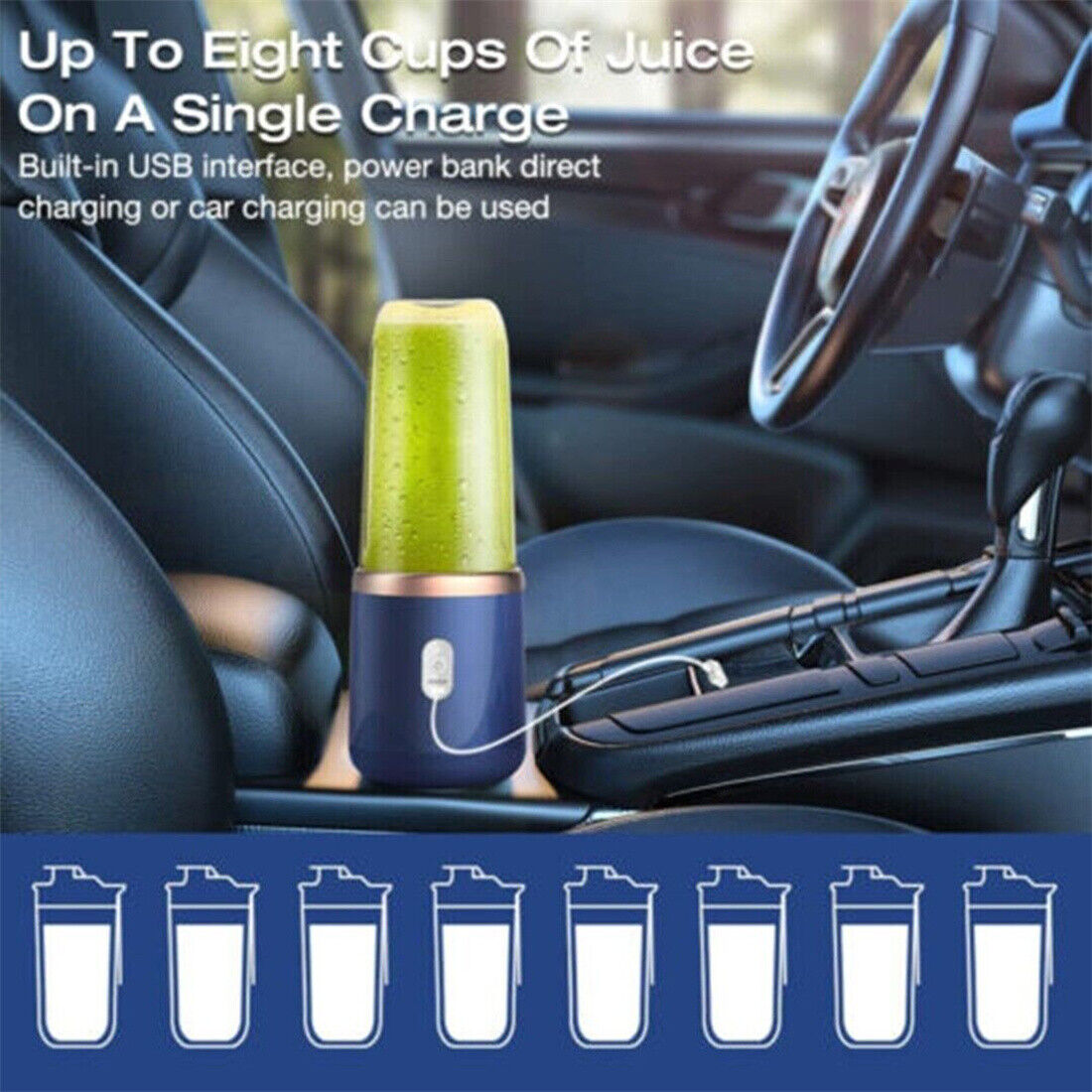 [vendor] Electric Juice Maker Portable Blender Smoothie Mini