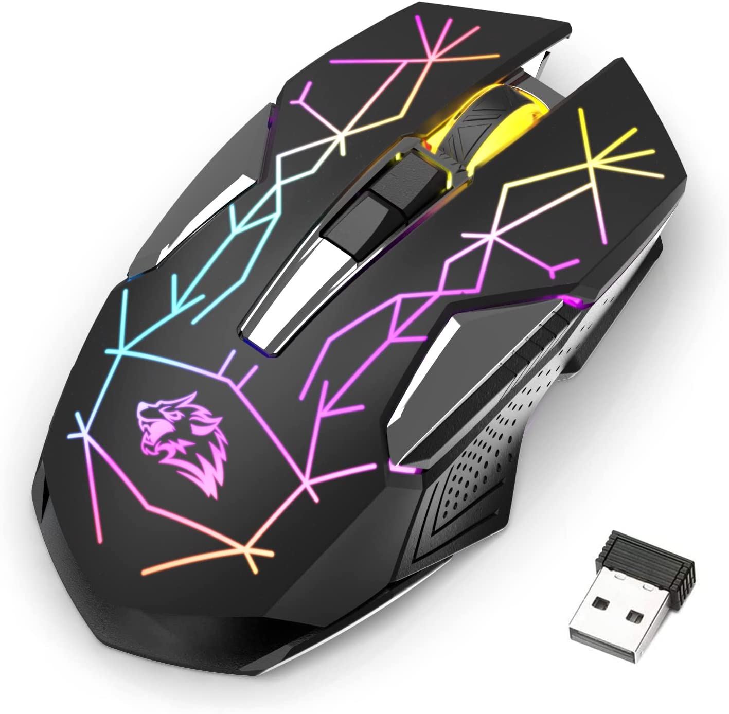 [vendor] 2.4G Wireless Charging Computer Mouse USB Gaming Mice