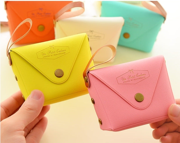 [vendor] Cute Candy Color Key Case Macaron Coin Purse