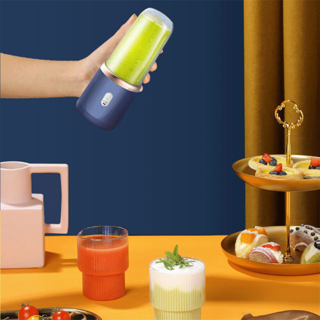 [vendor] Electric Juice Maker Portable Blender Smoothie Mini