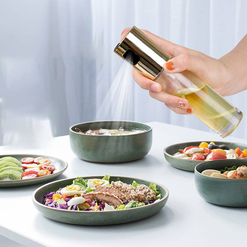 [vendor] BBQ Healthy Kitchen Cooking Oil Vinegar Spray Bottle