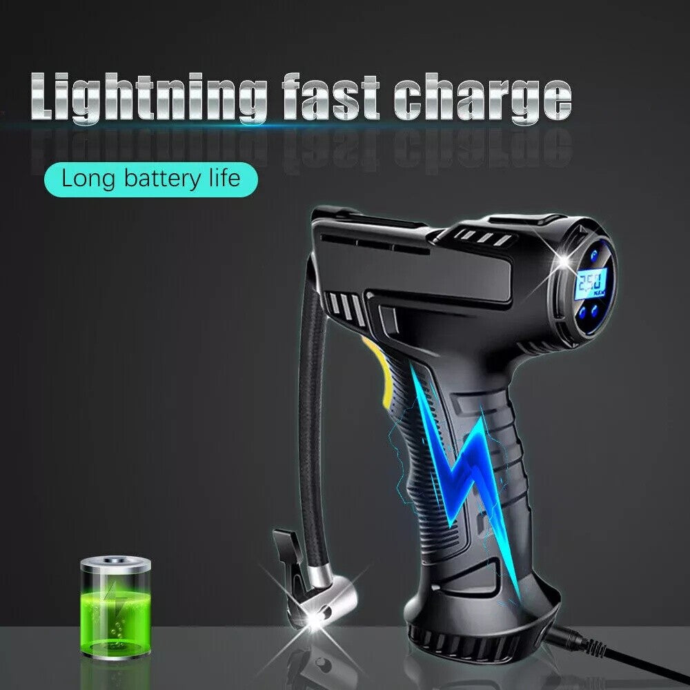 [vendor] Car Tyre Inflator Cordless 12V Electric Car Tire Air