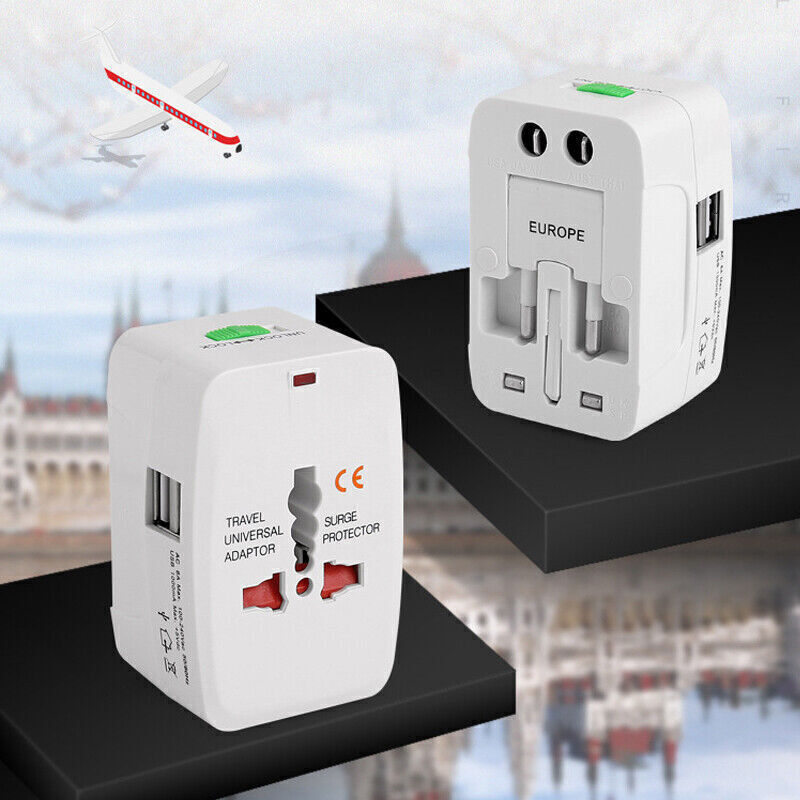 [vendor] Universal New Plug Charger World Wide Use Travel Adapter