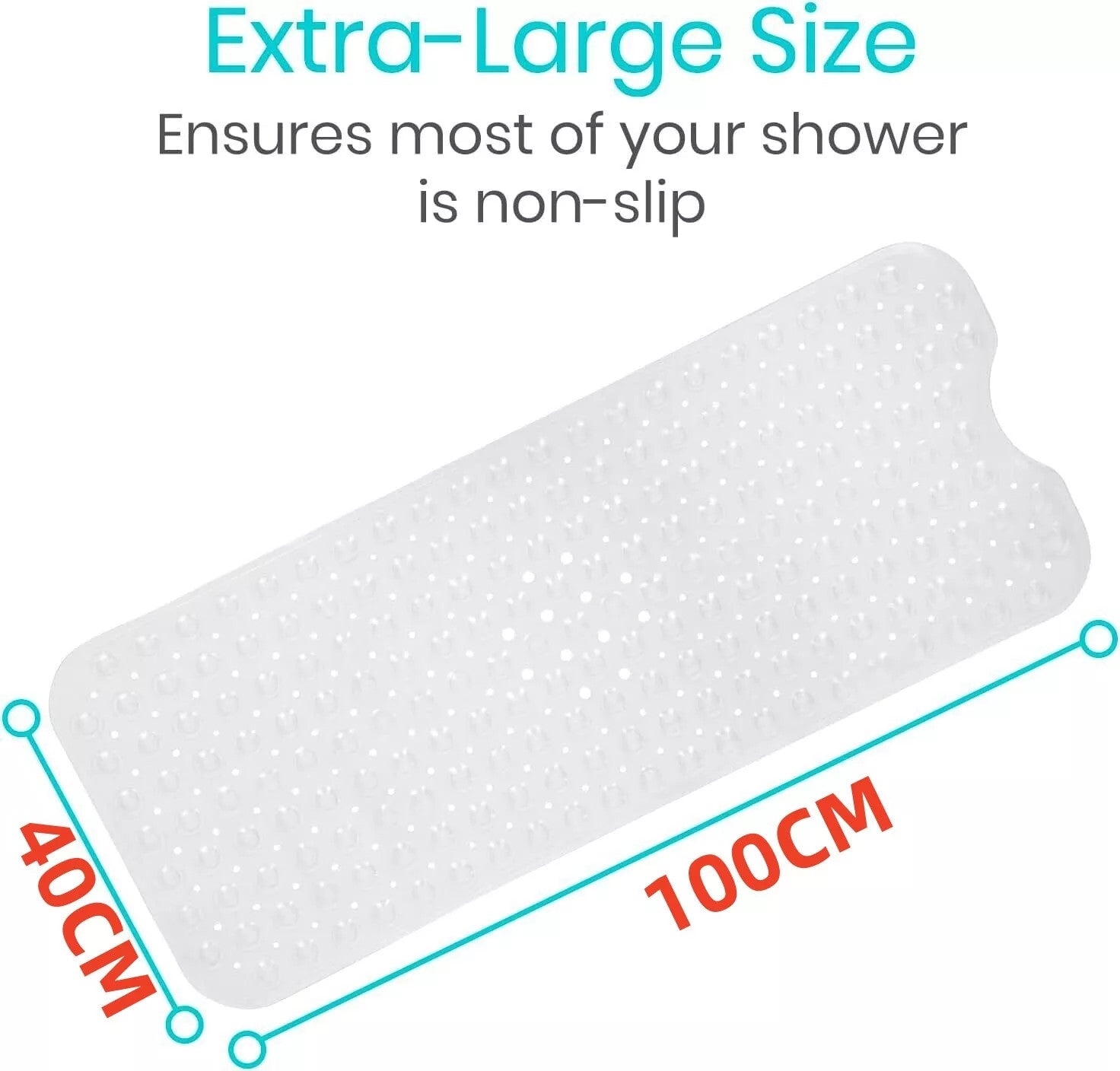 [vendor] Non Slip Bath Mat Extra Large Shower Mat Bathtub