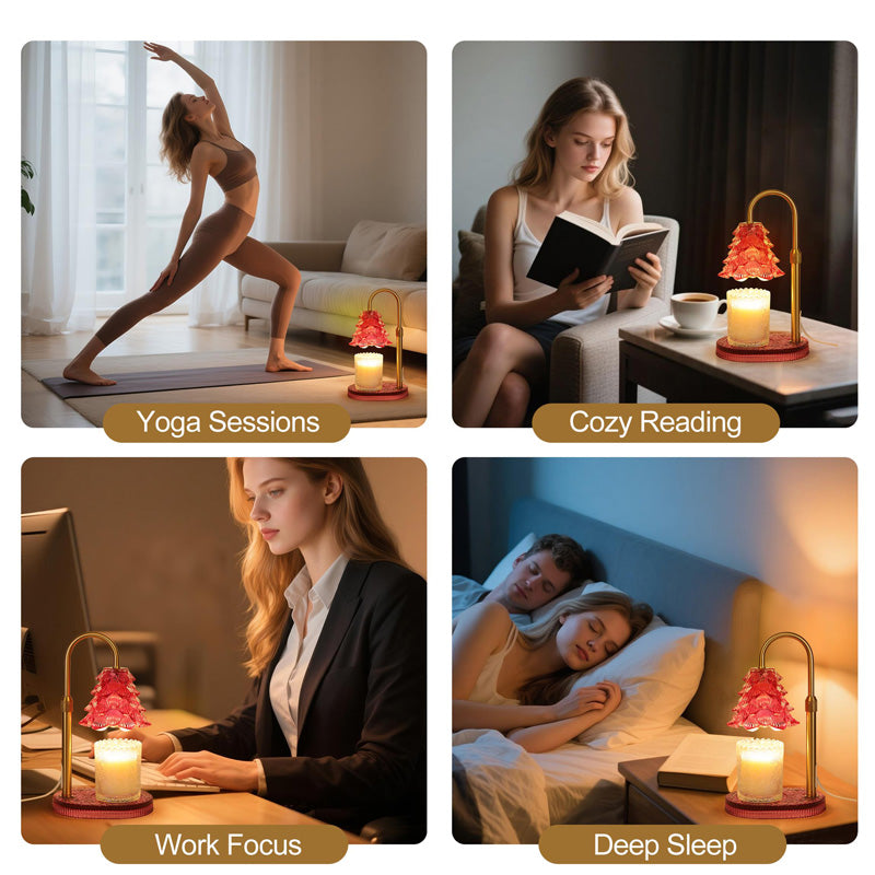 [vendor] Candle Warmer Lamp With Timer & Dimmer , Adjustable Wax