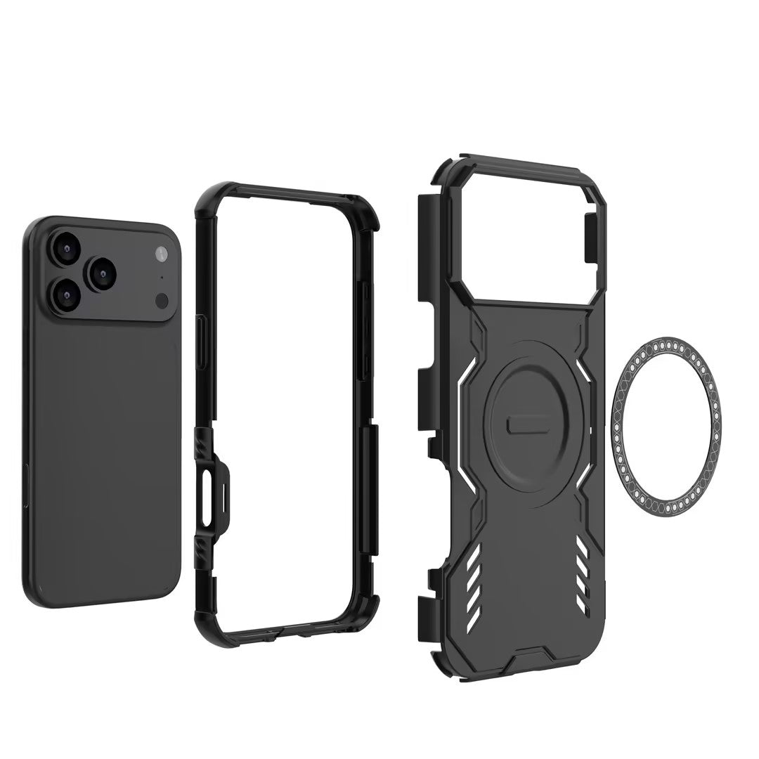 [vendor] For I Phone 17 Pro Phone Case Cover Shockproof Kickstand