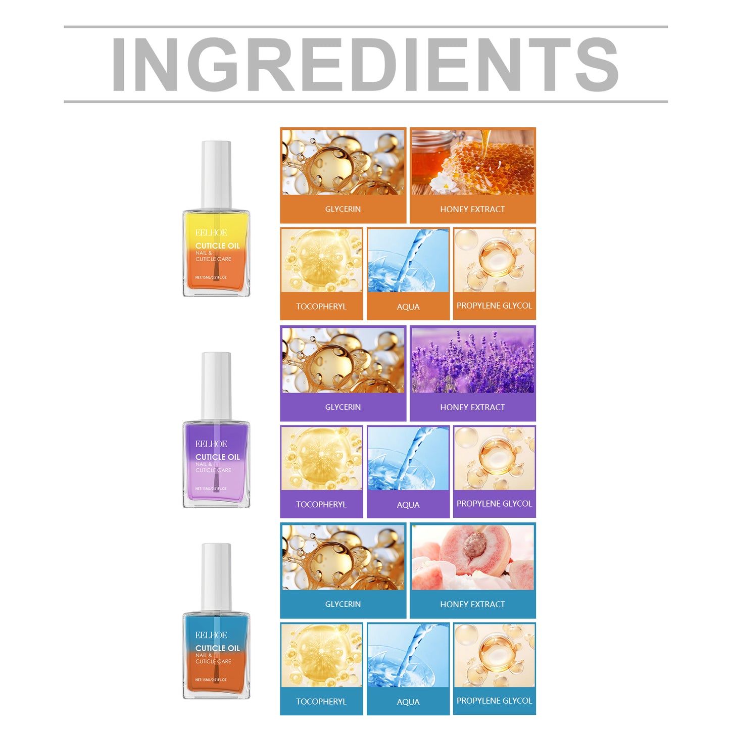 [vendor] EELHOE Double-Layer Nail Cuticle Oil For Nail Cuticle