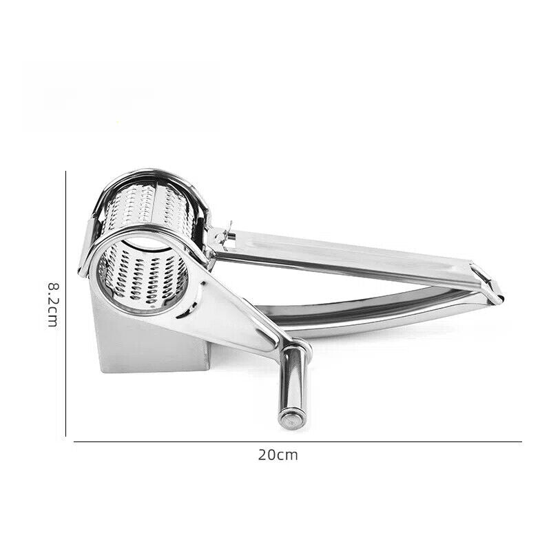 [vendor] 4PCS Stainless Steel Multifunction Rotary Cheese Grater