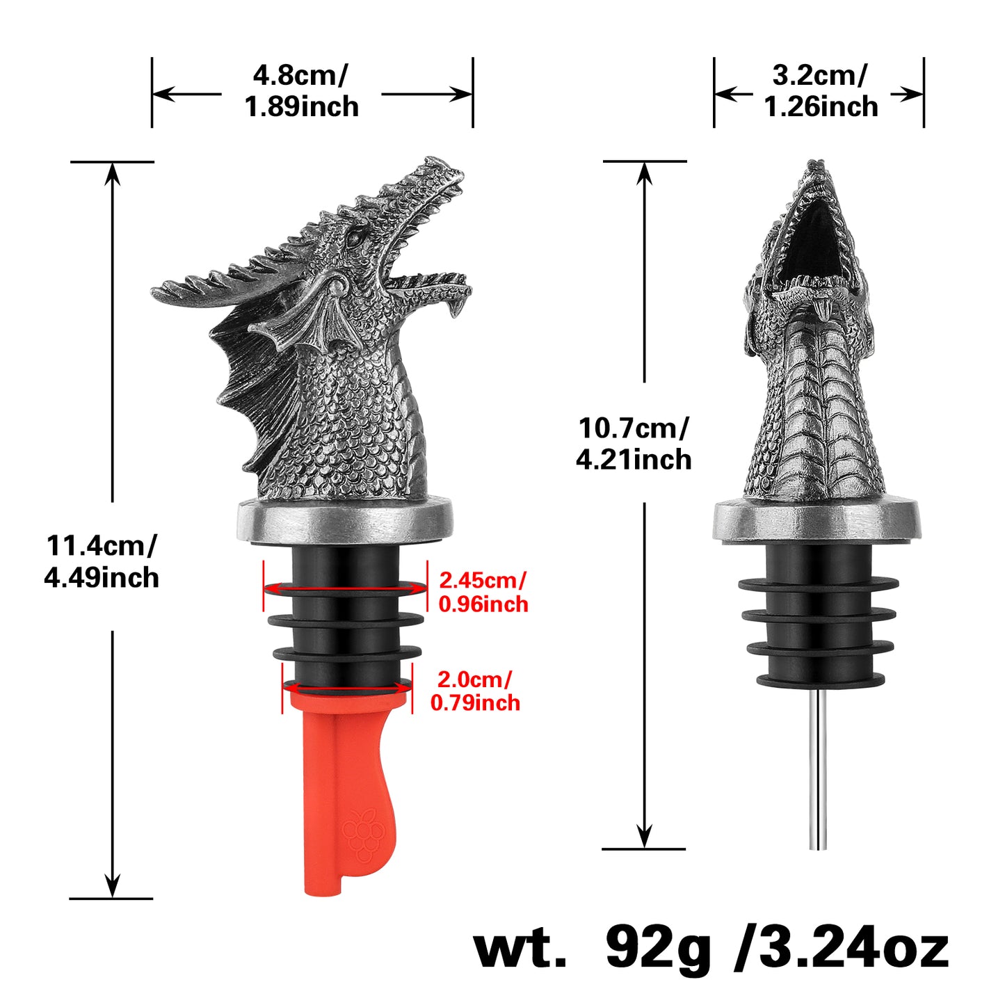 [vendor] Dual Function Faucet Dispenser, Wine Stopper, Bottle