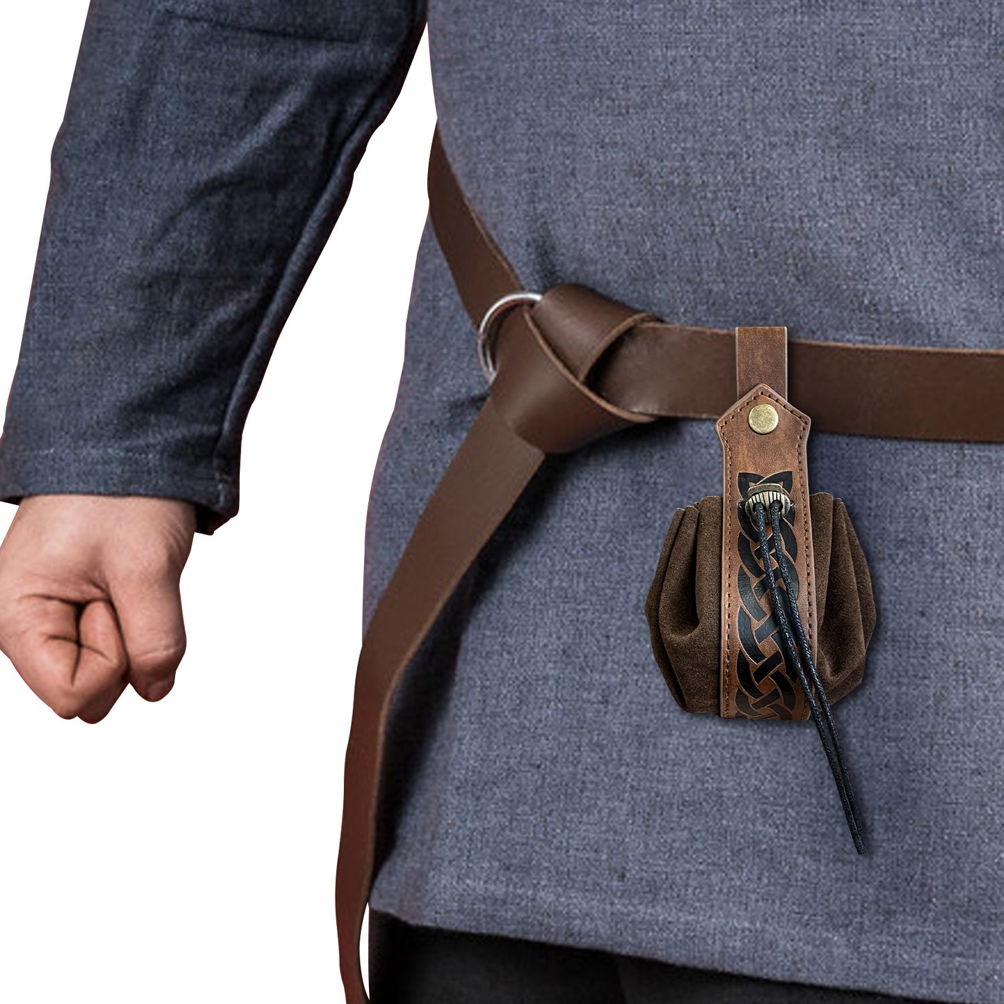 [vendor] Viking Style Medieval Bag Sling Coin Purse
