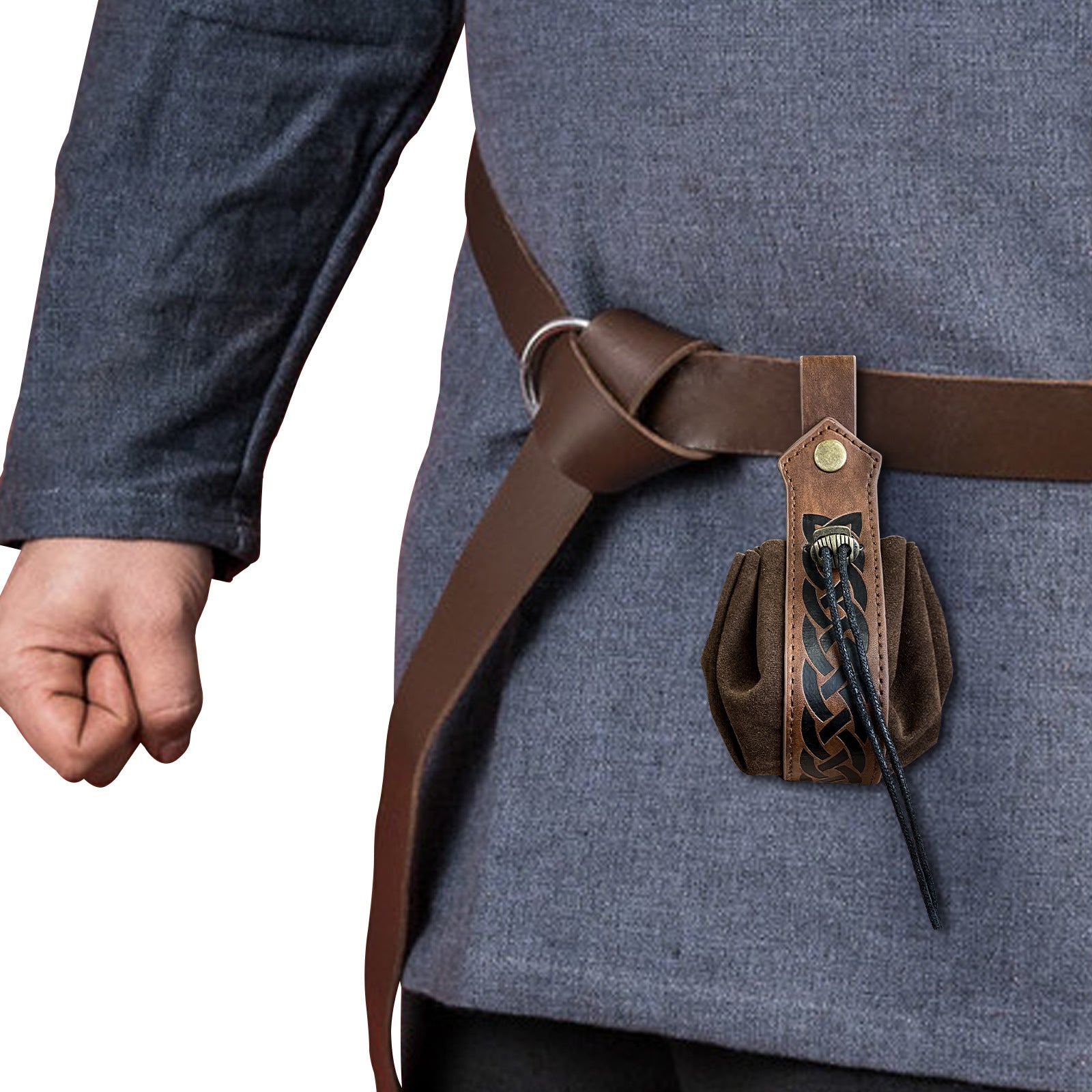 [vendor] Viking Style Medieval Bag Sling Coin Purse