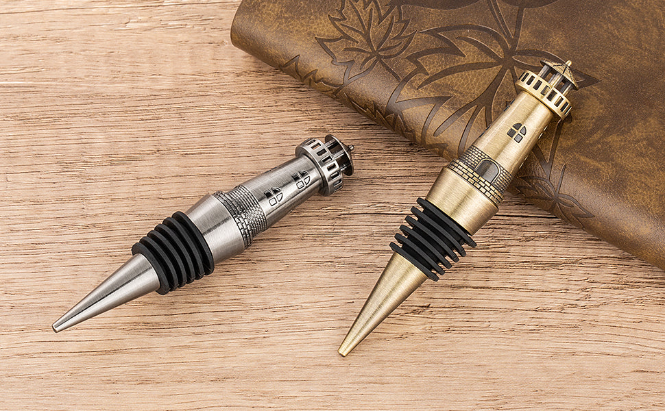 [vendor] Creative Lighthouse Wine Stopper, Seals The Aroma Of