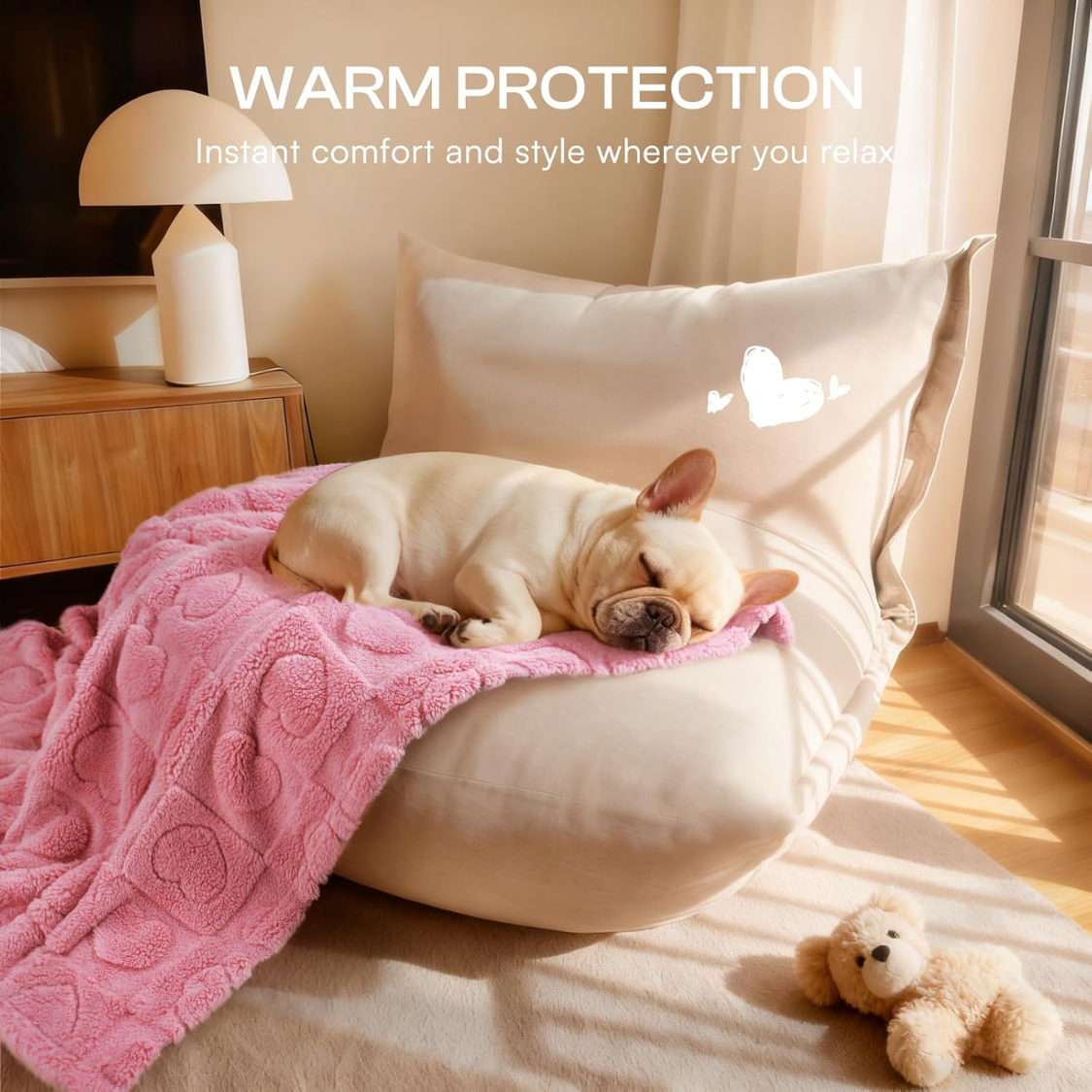 [vendor] Small Dog Blanket Washable Pet Bed Cover Soft Fluffy Puppy Blanket