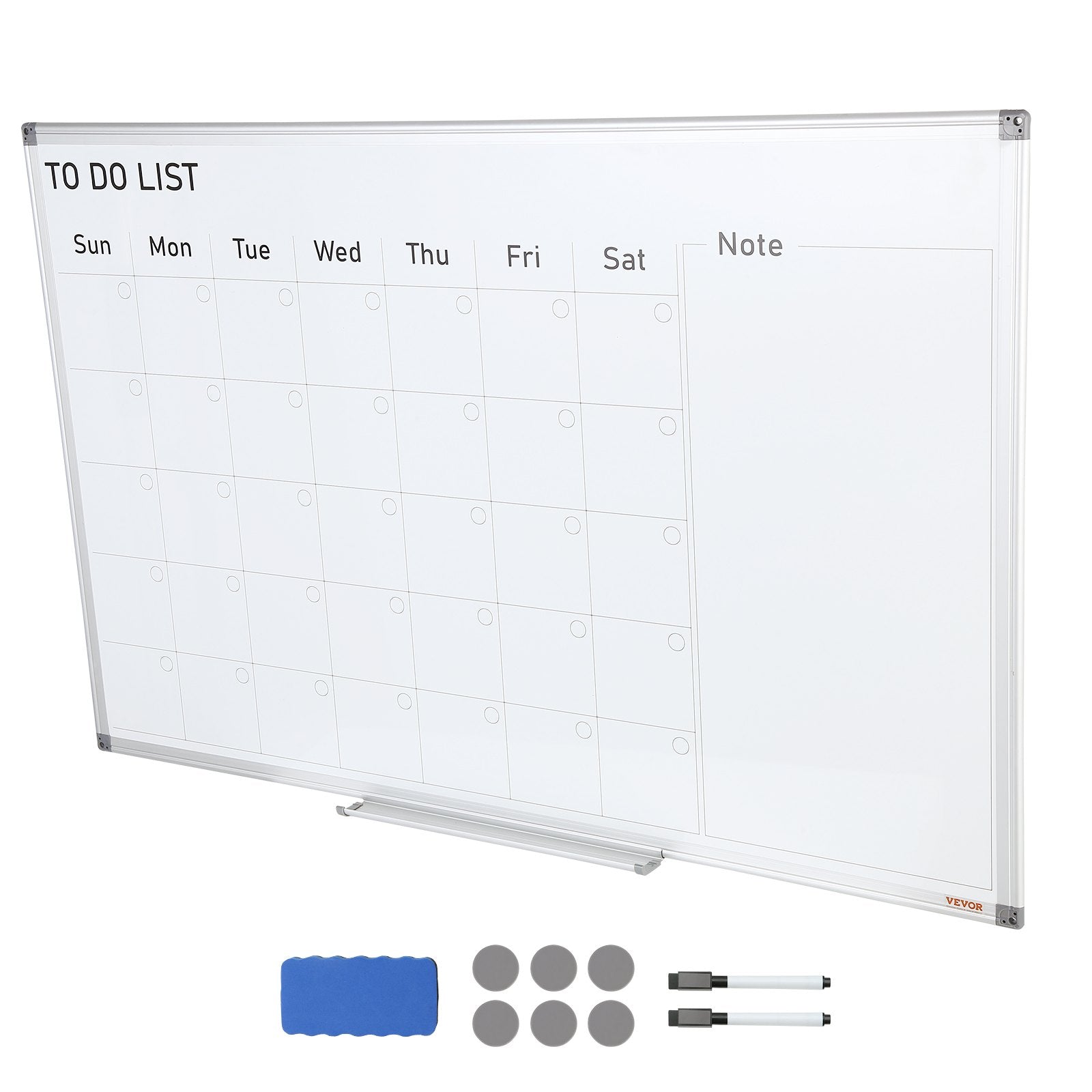 [vendor] Calendar Whiteboard, 36 X 24 Inches Magnetic Dry Erase
