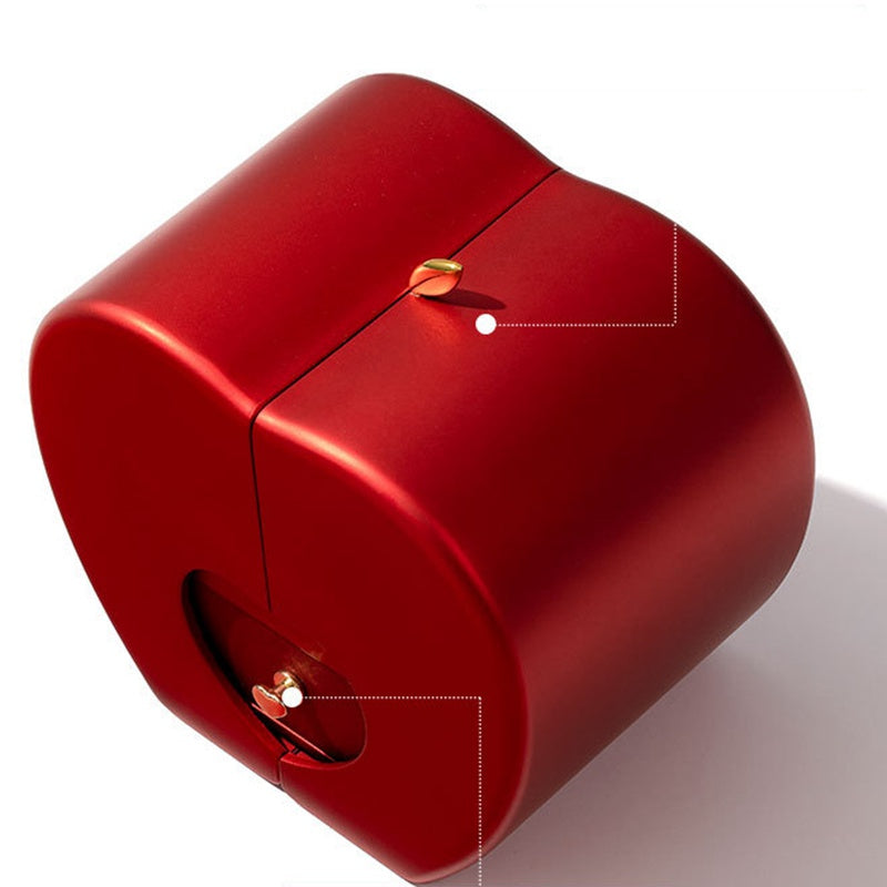 [vendor] Fashion Jewelry Box Red Apple Christmas Gift Necklace
