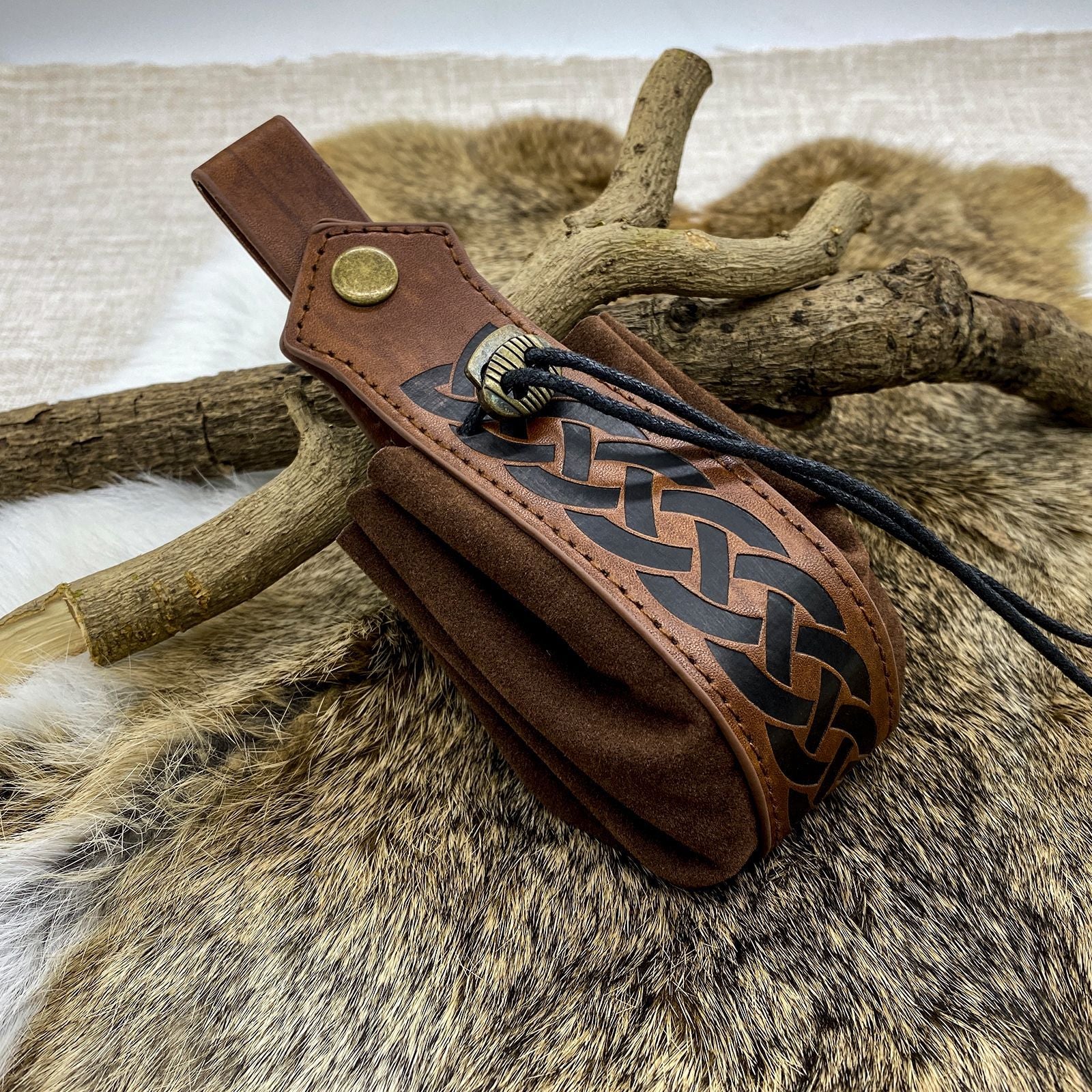 [vendor] Viking Style Medieval Bag Sling Coin Purse