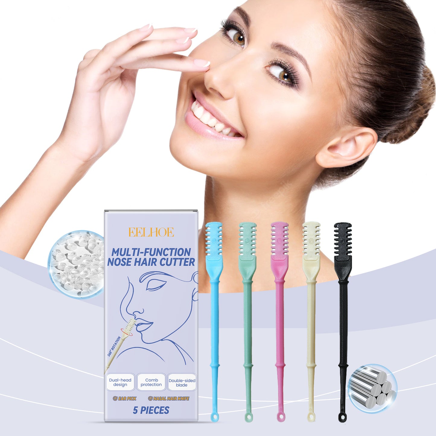 [vendor] EELHOE Multi-Functional Nose Hair Trimmer, Nose Hair