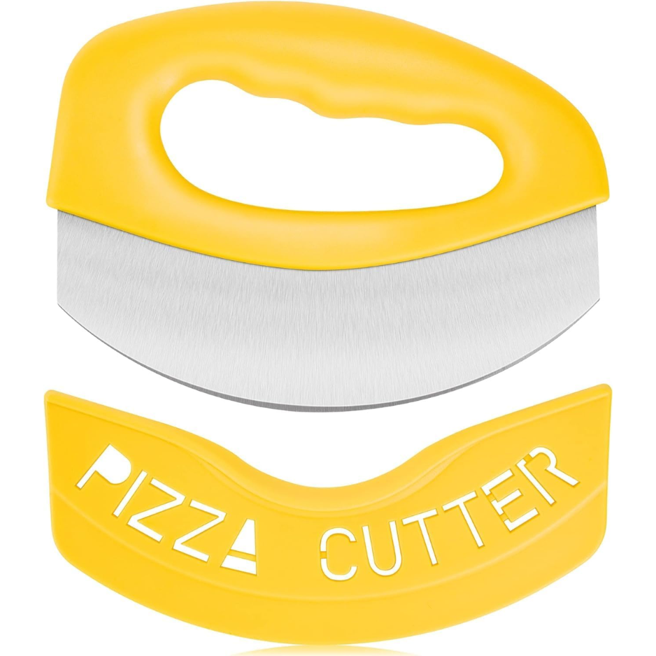 [vendor] Heavy-Duty Stainless Steel Pizza Cutter Rocker With