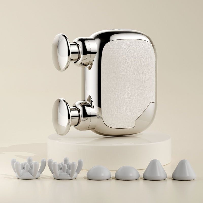 [vendor] Mini Muscle Massage Gun Electric Fascia Massager 2 Heads